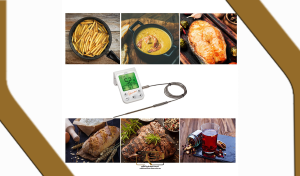 ترمومتر دیجیتال پروب‌دار 1510 تفا | دقت آلمانی برای آشپزی حرفه‌ای