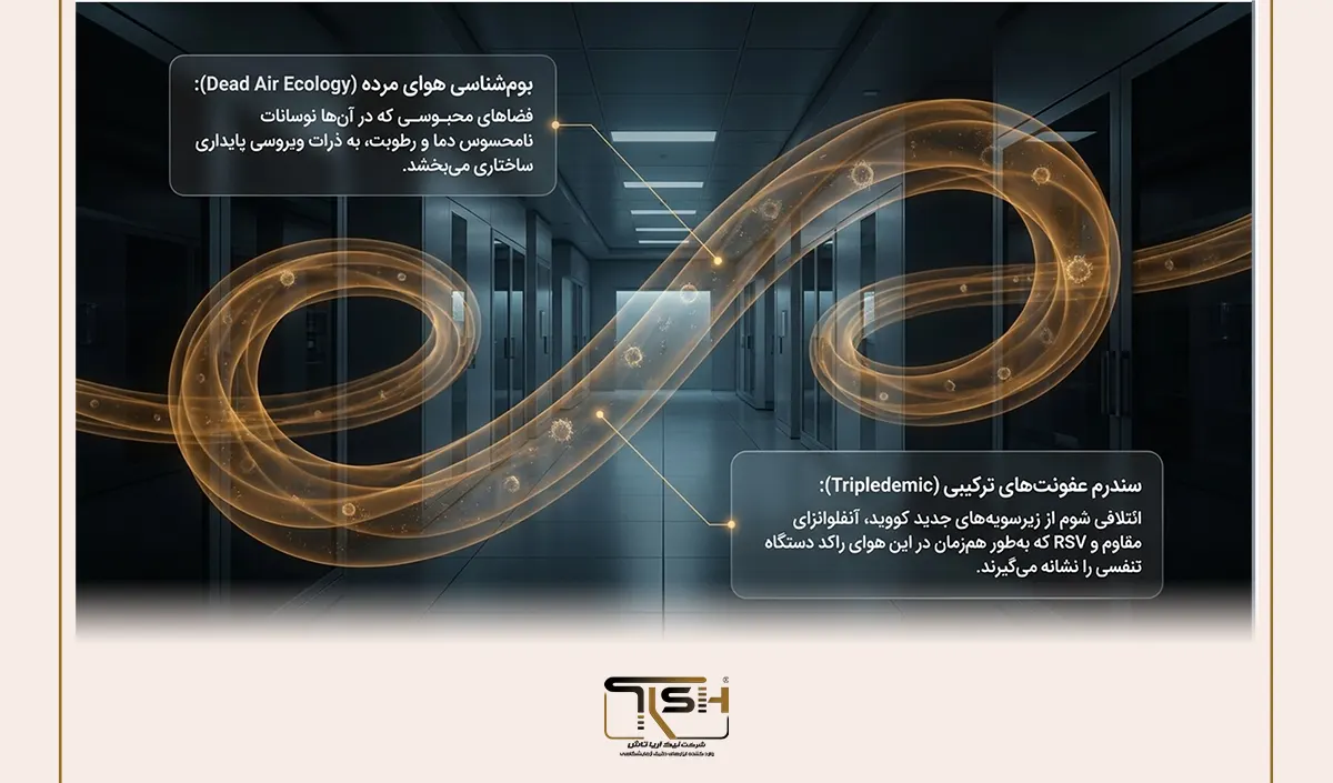 5 راز پنهان درباره تأثیر دما و رطوبت بر ویروسهای تنفسی و کیفیت هوا 17 بومشناسی هوای مرده