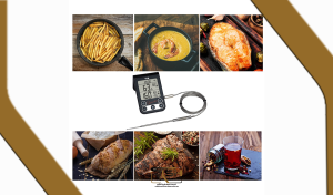 ترمومتر دیجیتال پروب‌دار 14.1512.01 تفا (KÜCHEN‑CHEF) | مناسب پخت‌گوشت و کنترل دمای آون