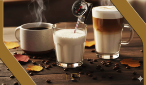 مراحل تهیه لاته سرد پاییزی با ابزار قهوه‌سازی TFA