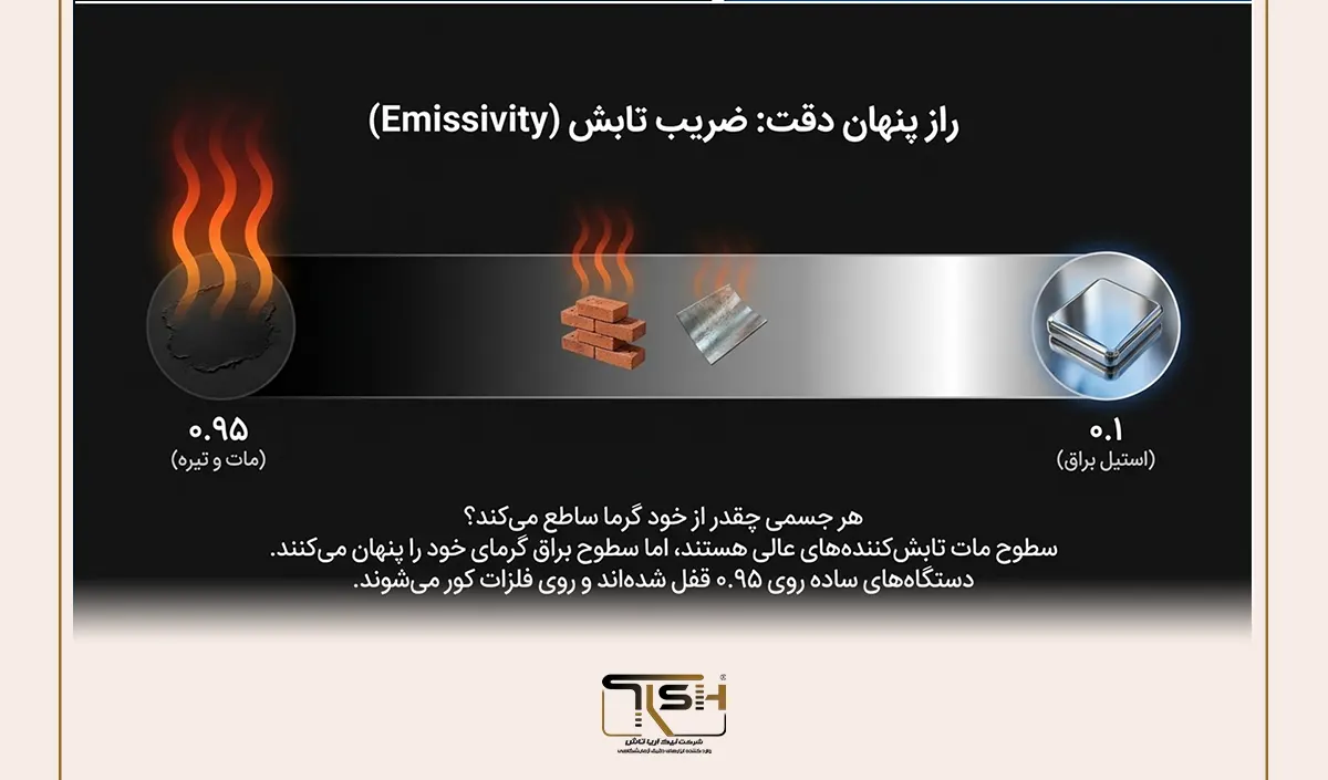 ضریب تابش یا Emissivity چیست؟